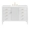 James Martin Vanities 48'' Vanity, Bright White 485-V48-BW - alternate 1